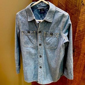 Denim dress shirt